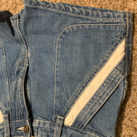 Free people high waisted jean shorts size 25 - Picture 4 of 5